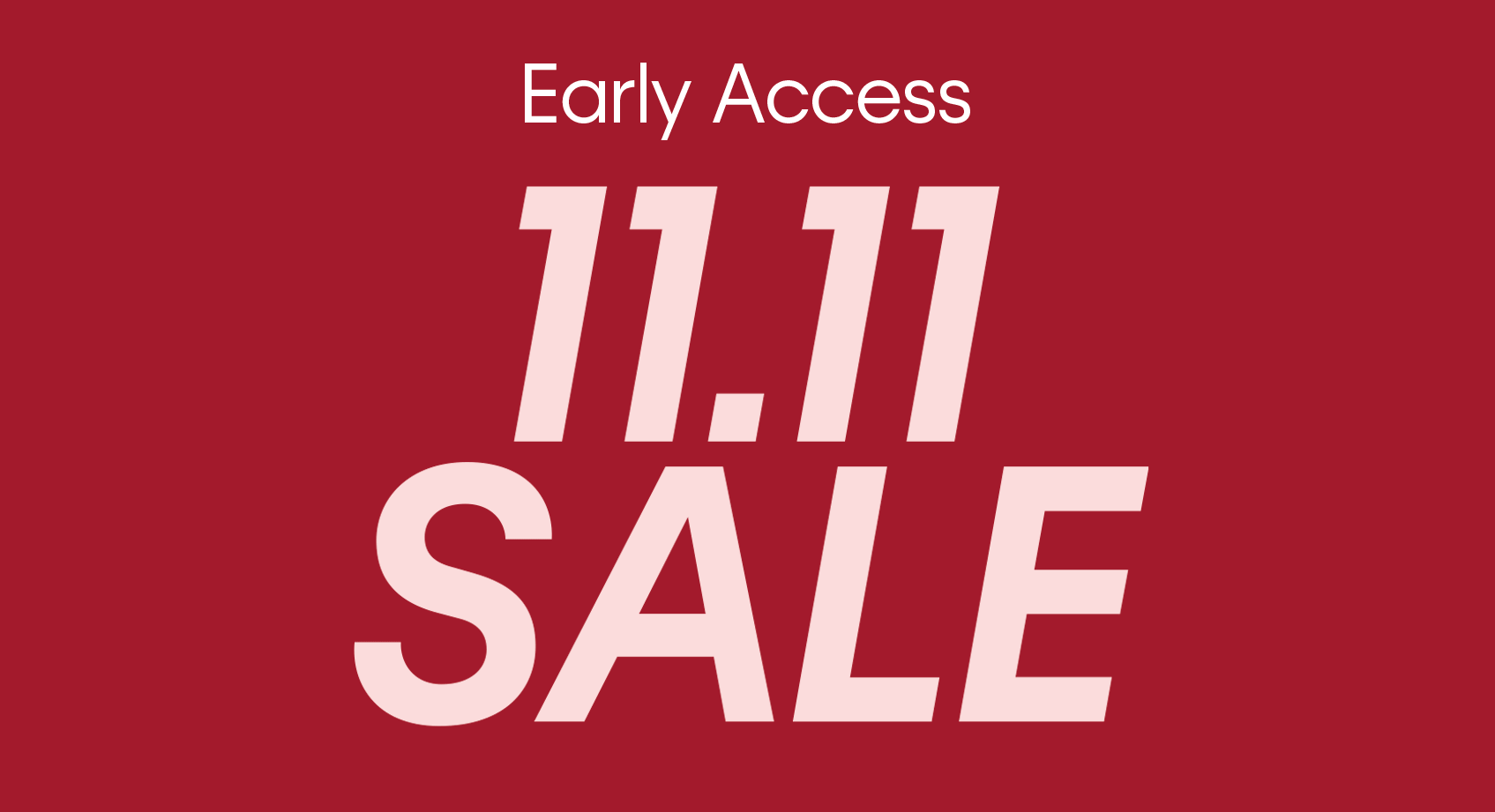 Calvin Klein 11.11 Early Access Sale Get Ready For The Best Deal Of The Year