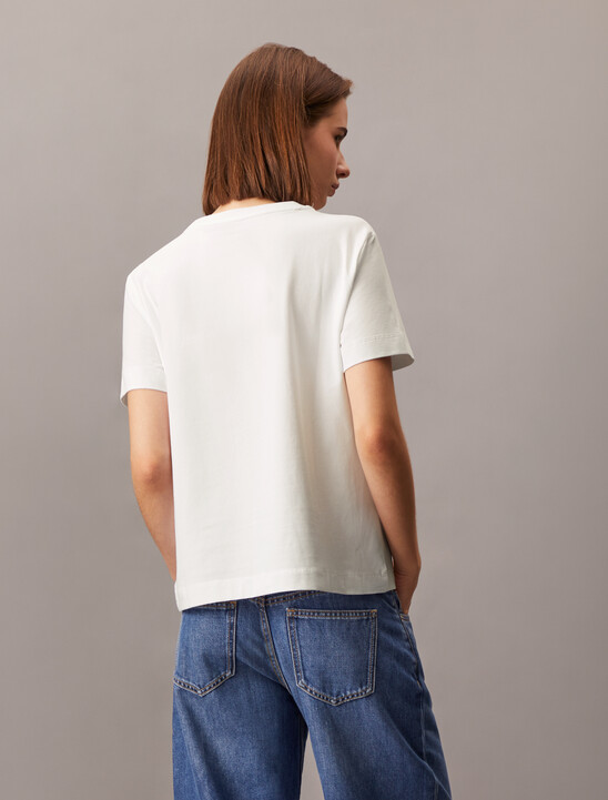 Core Essentials Monogram 刺繡 T 恤