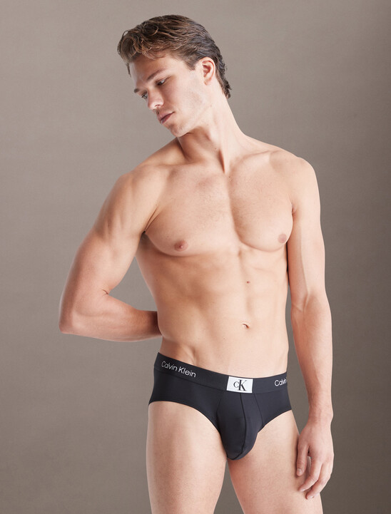 CALVIN KLEIN 1996 微細纖維低腰三角內褲