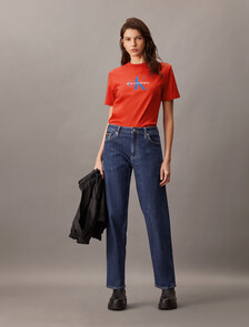 經典 Monogram 圓領 T 恤, Red Alert, hi-res