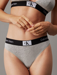 CALVIN KLEIN 1996 現代丁字褲, Grey Heather, hi-res