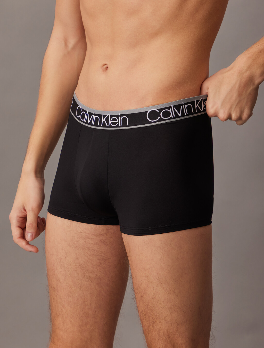 超細纖維彈性低腰平口內褲 3 件套組, BLACK/BLACK/BLACK, hi-res