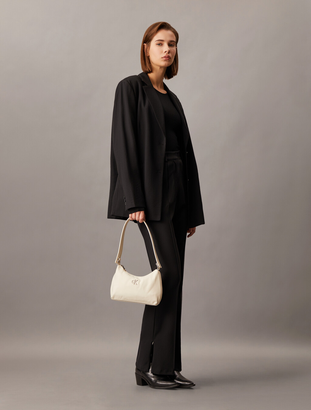 CK Sleek 單肩包, Tofu, hi-res