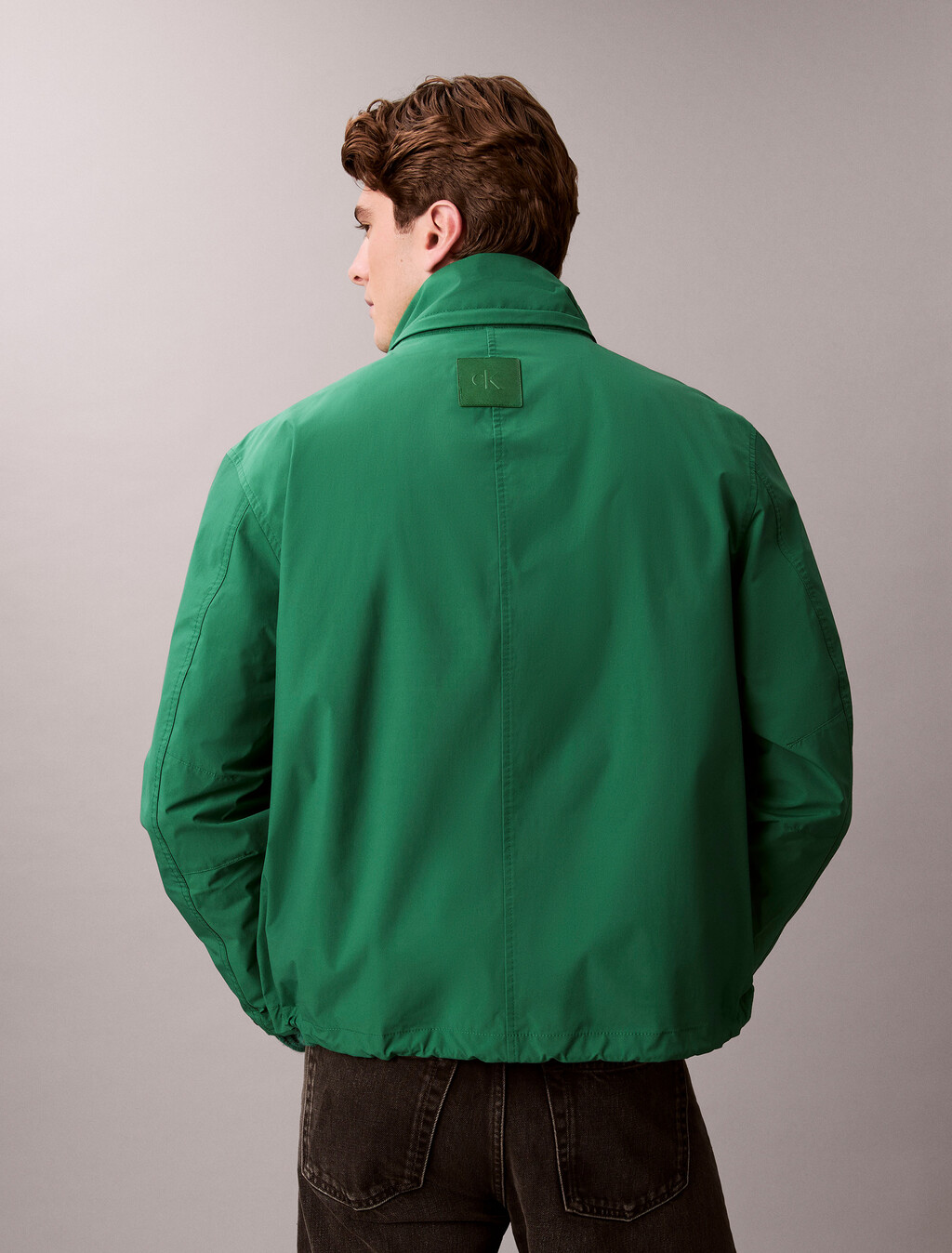 Lightweight Relaxed Short Parka, Verdant Green, hi-res