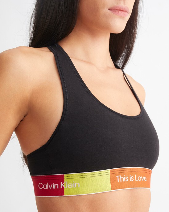 Pride Color Block Lightly Lined Bralette