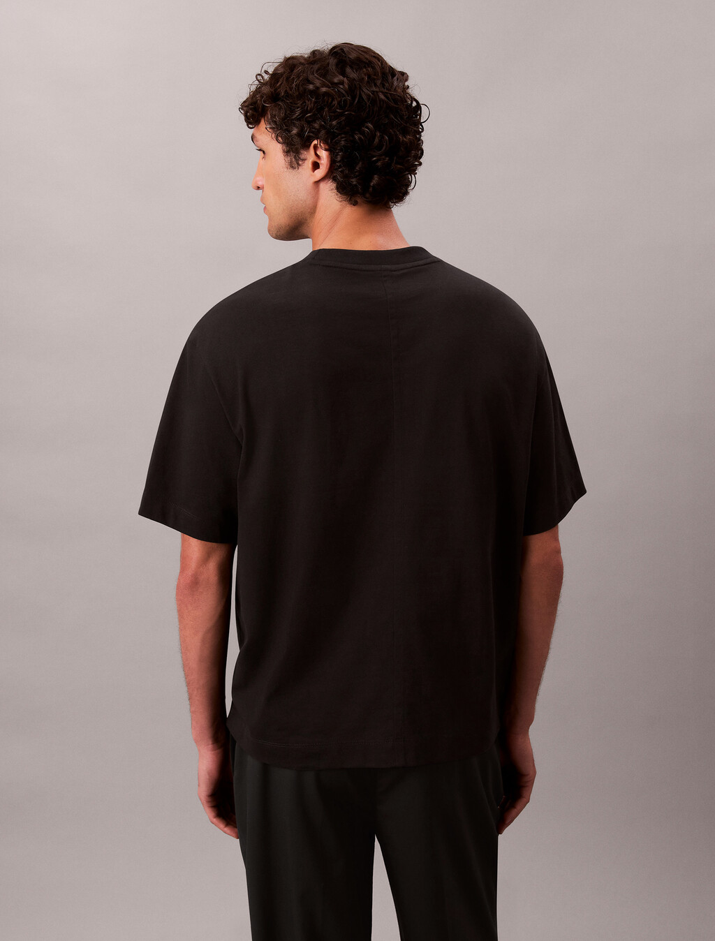 CK Emblem Patch Tee, Black, hi-res