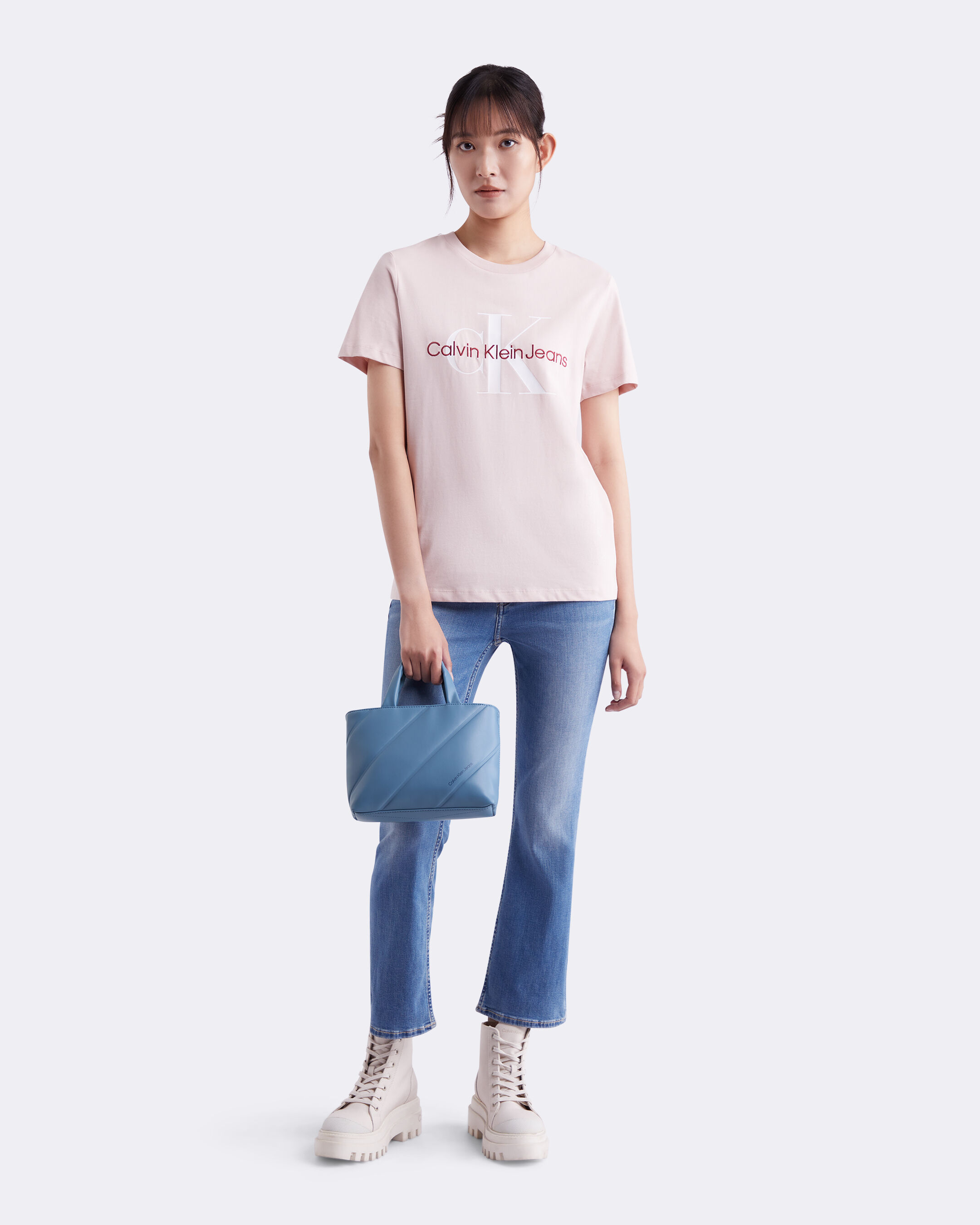 Calvin klein susan signature small tote 2025