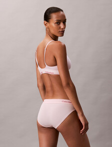Lightly Lined Triangle Bralette - Icon Cotton Modal, Potpourri, hi-res