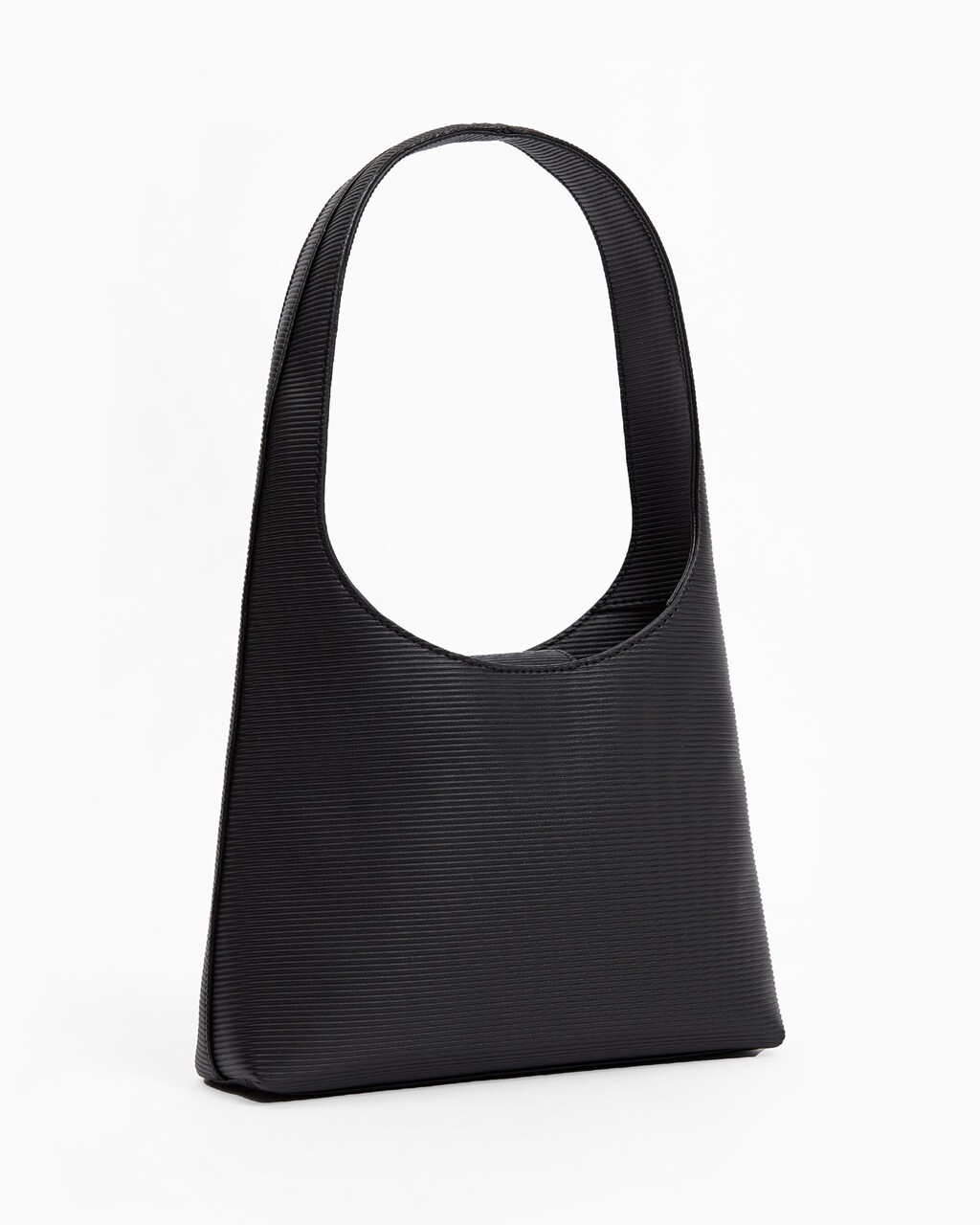 Recycled Shoulder Bag, BLACK, hi-res