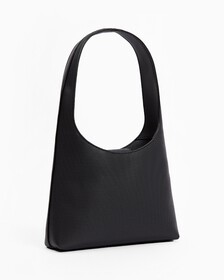 Recycled Shoulder Bag, BLACK, hi-res