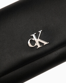 MINIMAL MONOGRAM 中型三摺式銀包, BLACK, hi-res