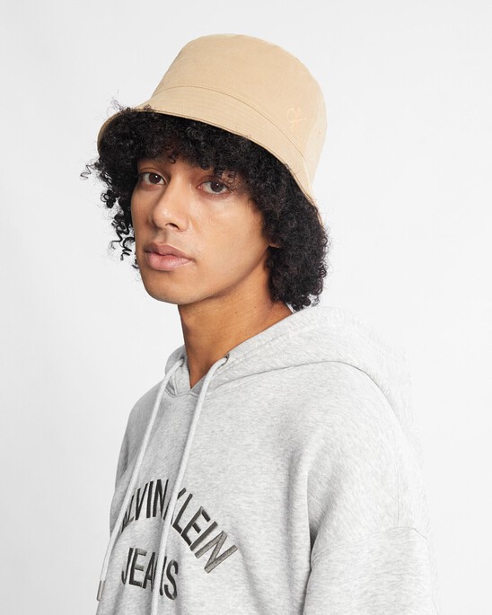 Cotton Twill Monogram Bucket Hat