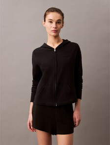 FRNCH TRRY ZP HDBlack, Black, hi-res