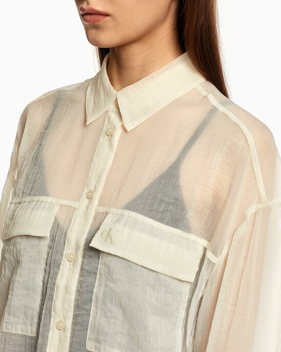 SHEER CHIFFON SHIRT