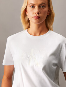 經典 Monogram 標誌 T 裇, Brilliant White, hi-res