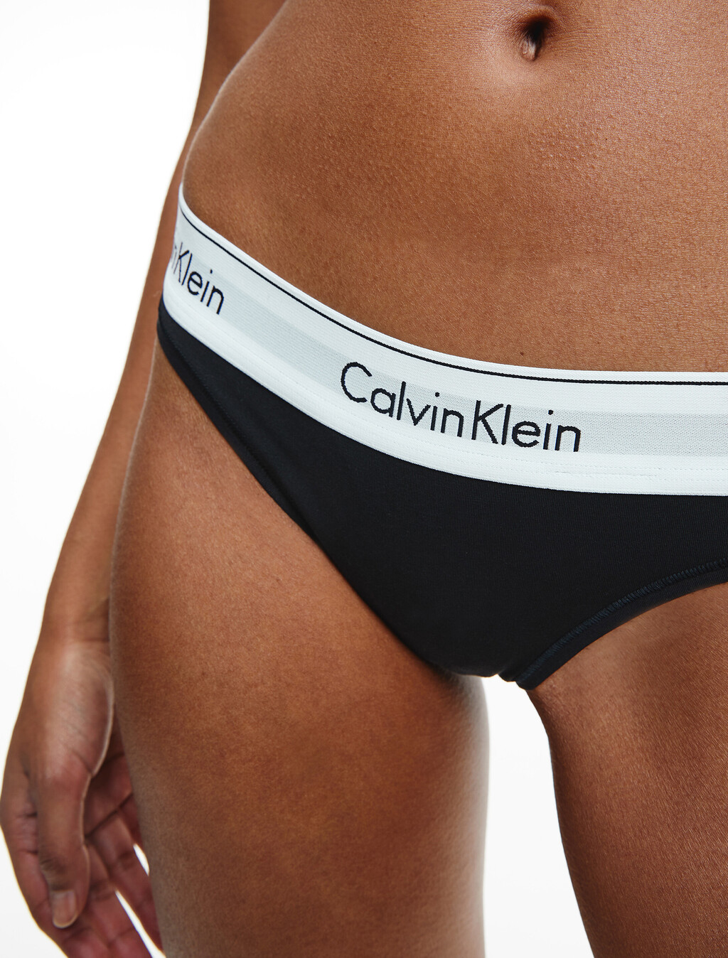 Icon Cotton Thong, BLACK, hi-res