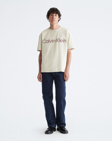 KHAKIS RELAXED STENCIL LOGO TEE, Asparagus Green, hi-res