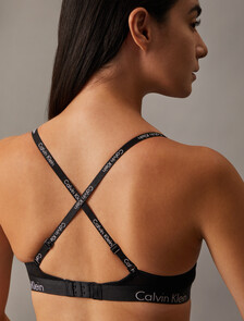 Motive Lightly Lined Demi Bra, Black, hi-res