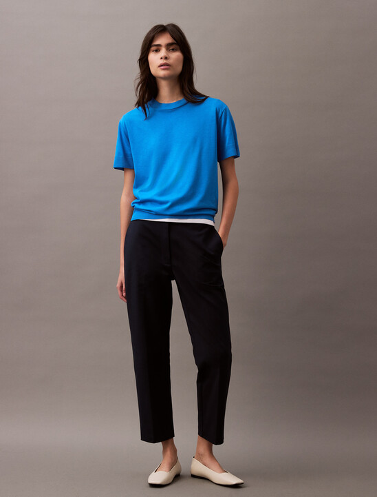 Silk Touch Mockneck Tee