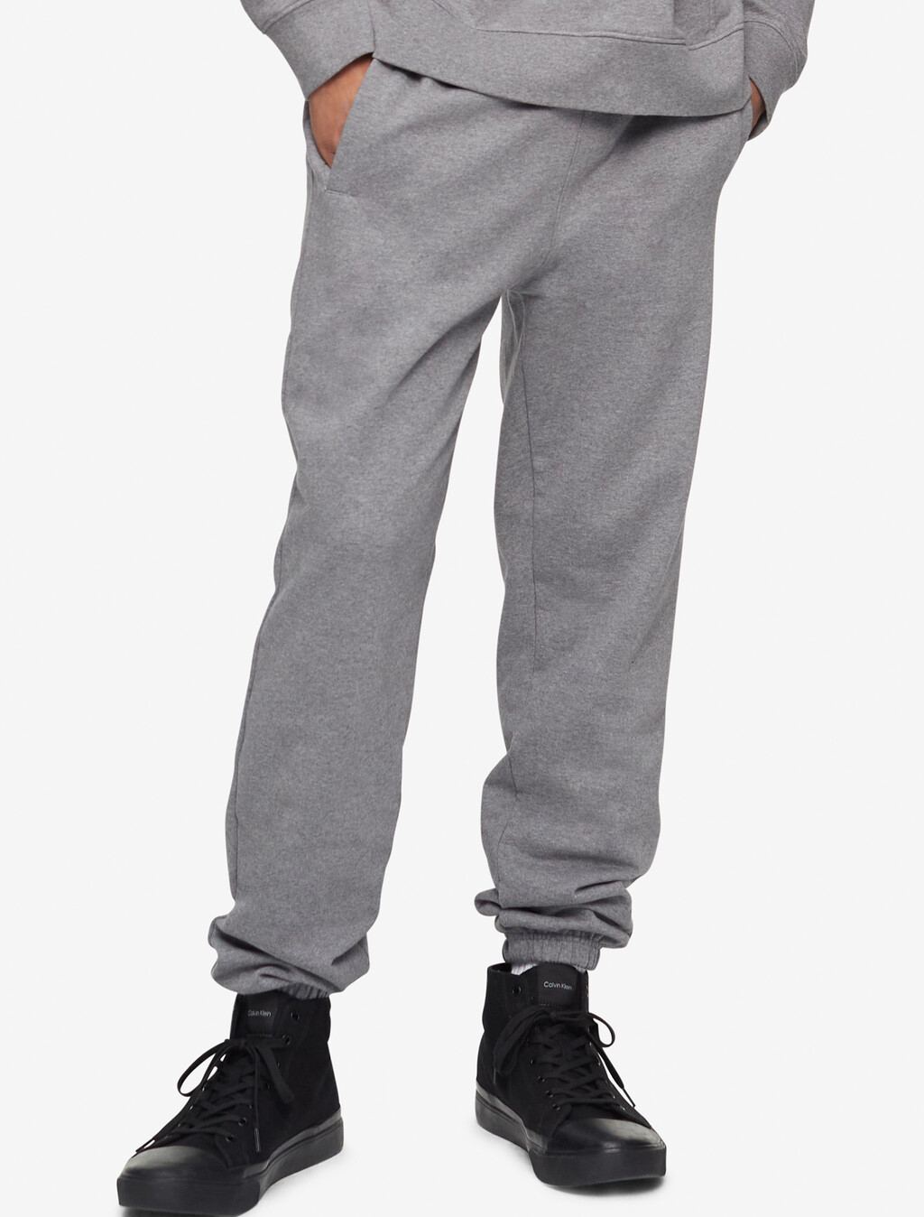 Standard Logo Joggers, MEDIUM GREY HEA, hi-res