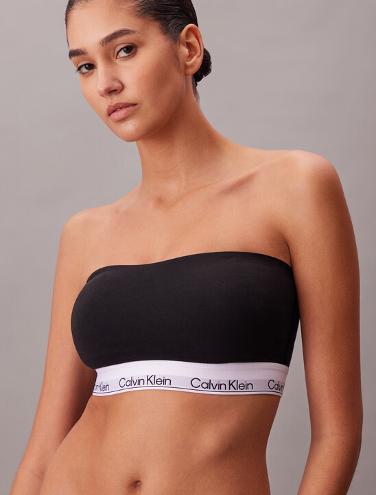 Icon Cotton Modal Lightly Lined Bandeau Bra