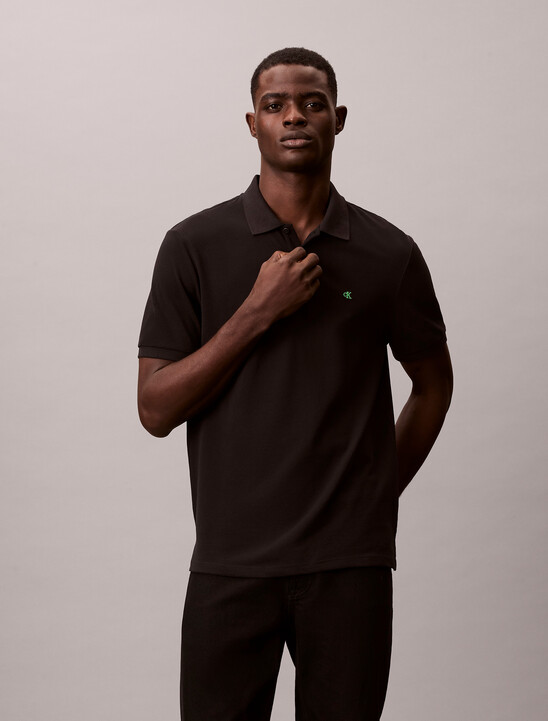 SS CK PIQUE POLOBlack