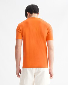 MOVEMENTS BLURRY LOGO SLIM TEE, Vibrant Orange, hi-res