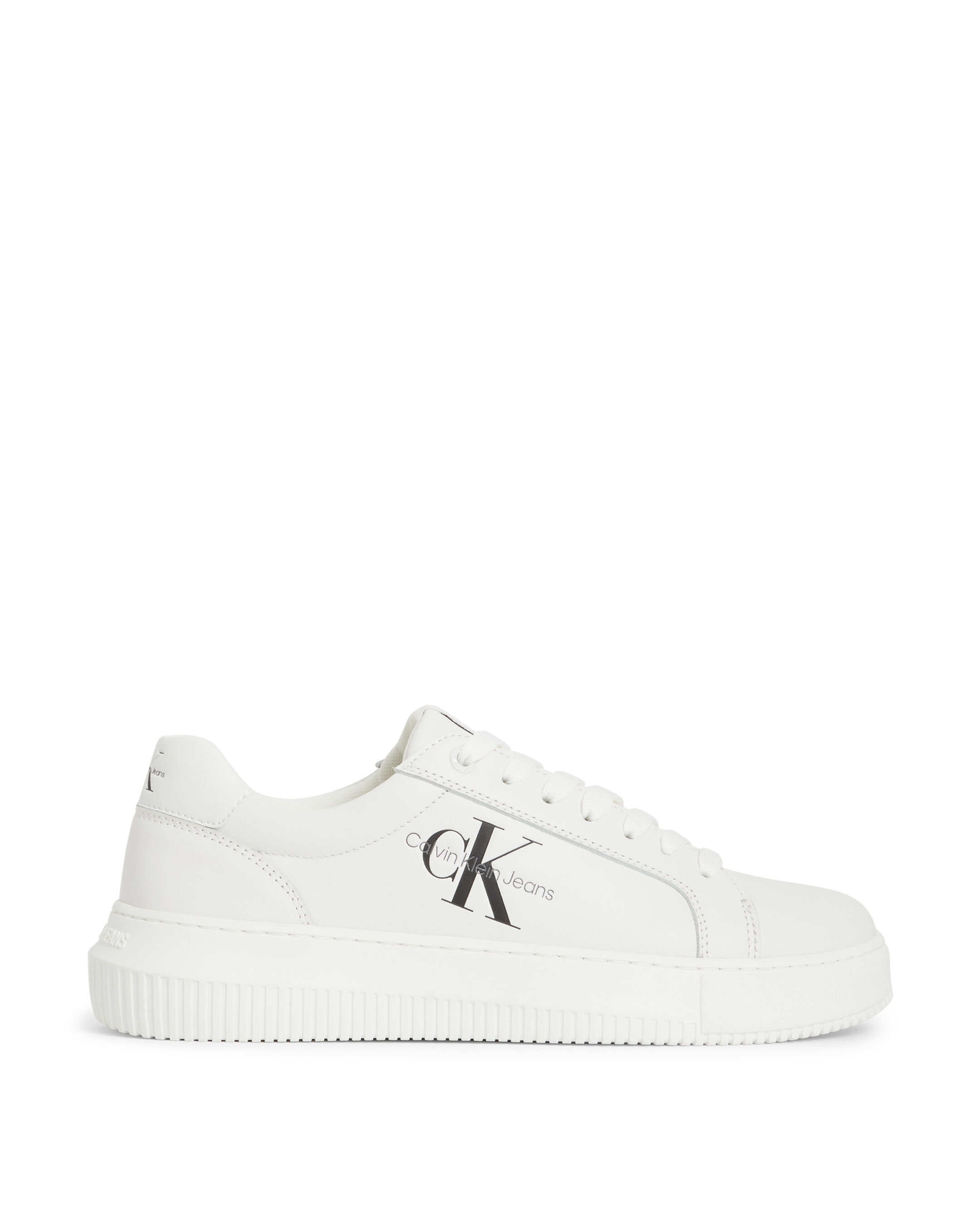 Calvin klein white leather sneakers 2025