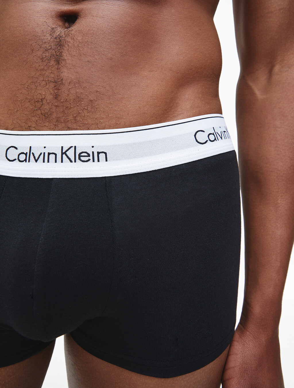Cotton Stretch 低腰貼身短版四角褲（3 件組）, 1 Black / 1 White / 1 Grey Heather, hi-res