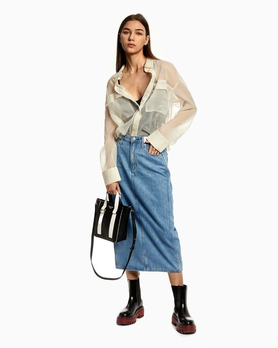 COLOR BLOCK TOTE