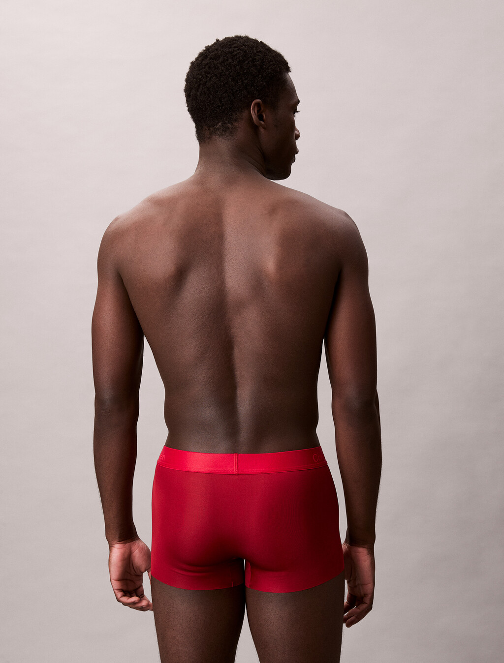Low Rise Trunks - CK Black, Red Stamp, hi-res