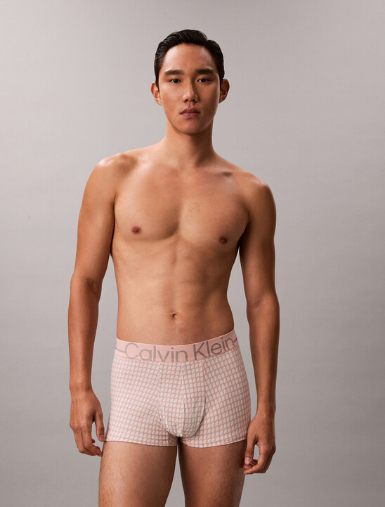 Icon 超細纖維彈性金屬感低腰平口內褲