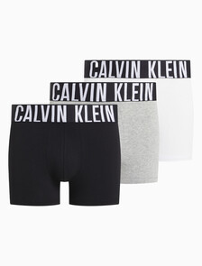 Intense Power 3 Pack Trunks, BLACK/GREY HEATHER/WHITE, hi-res