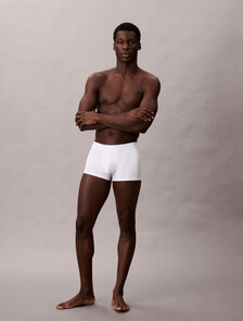 Trunks - CK Black Cotton, White, hi-res