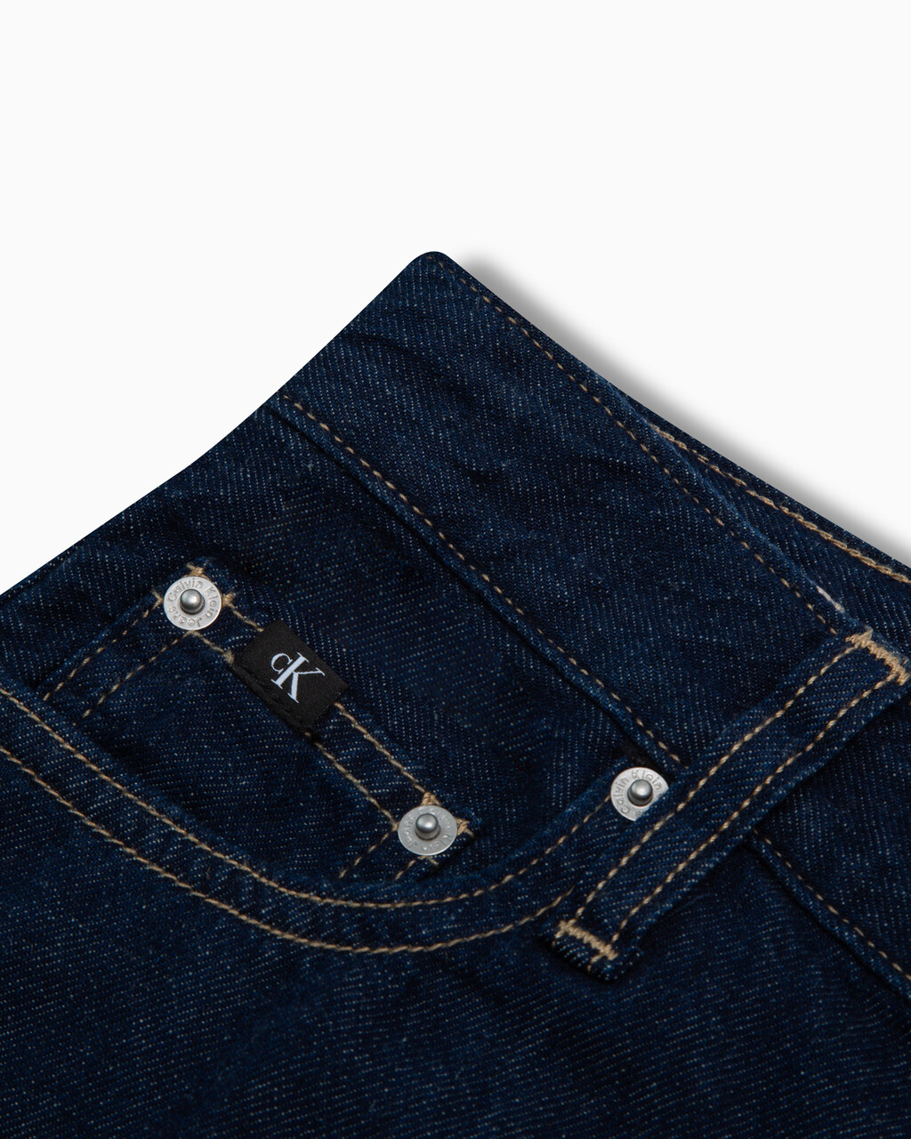 亞麻闊腳牛仔褲, Denim Rinse, hi-res