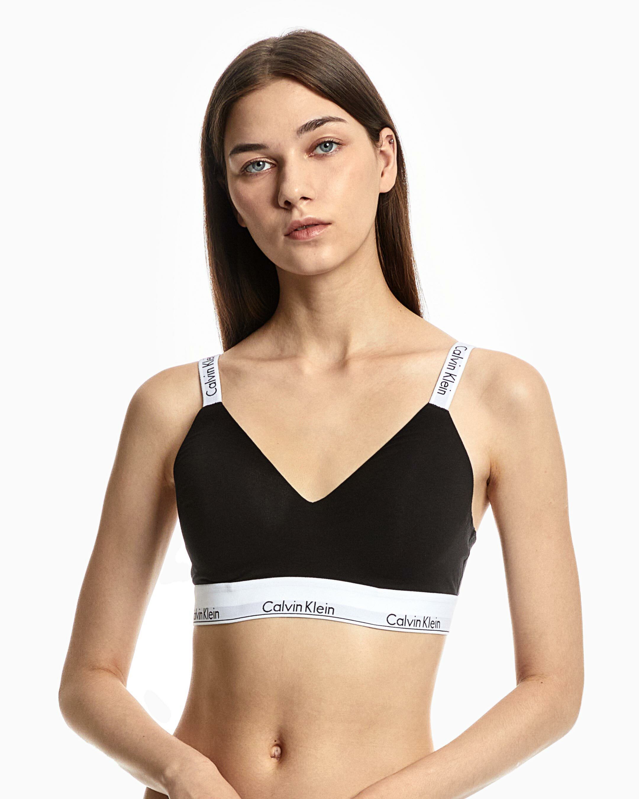 Modern Cotton Lightly Lined Bralette black Calvin Klein Hong Kong