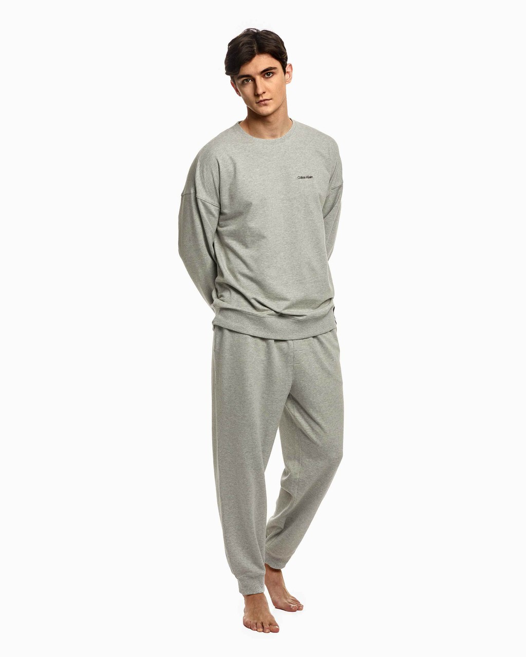 MODERN COTTON 休閒運動褲, Grey Heather, hi-res