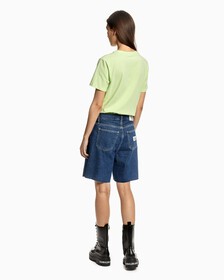 PIMA COTTON MONOGRAM TEE, Exotic Mint, hi-res