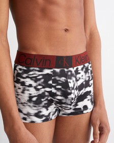 CALVIN KLEIN 1996 LOW RISE TRUNKS, BLUR FLORAL_BLACK, hi-res