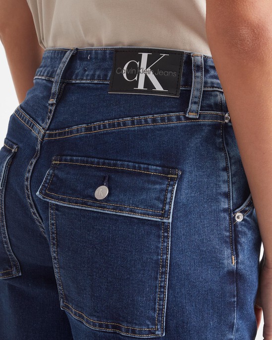 37.5 90S STRAIGHT CARGO JEANS