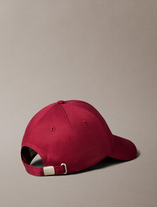 Twill Logo Cap, Deep Rouge, hi-res