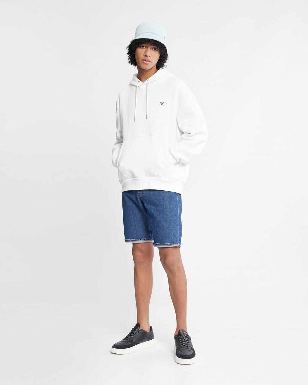 Archive Logo Fleece Hoodie, Brilliant White, hi-res