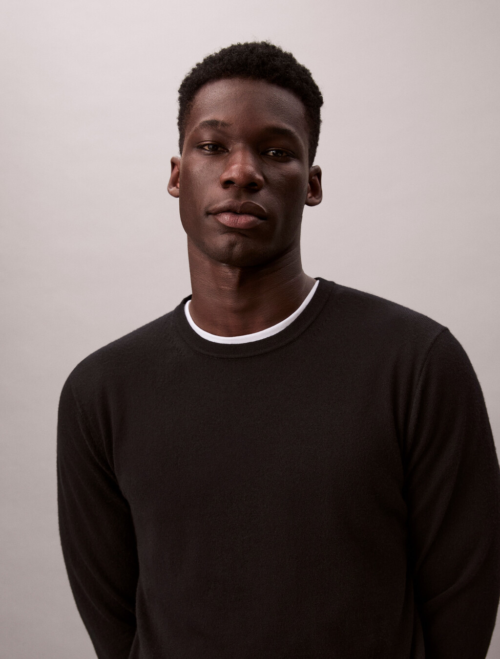 Extra Fine Merino Sweater, Black, hi-res