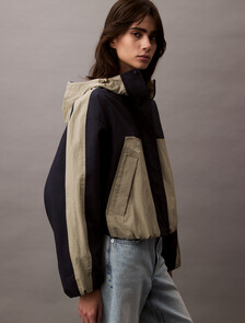 Two-Tone Ripstop Nylon Jacket, LAUREL OAK / SKY CAPTAIN, hi-res