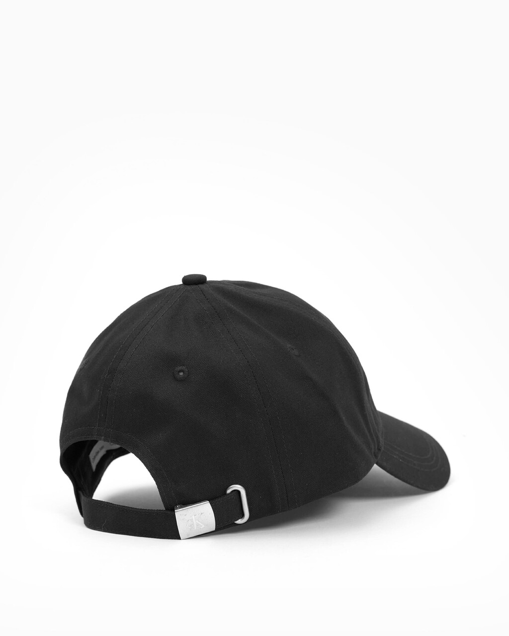 Calvin Klein Embroidered Logo Carryover 棒球帽, BLACK, hi-res