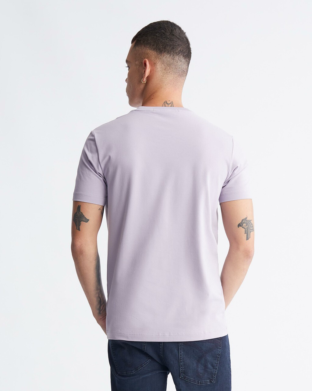 金屬色 Monogram 有機棉 T 裇, Lavender Aura, hi-res