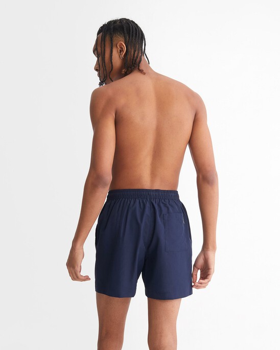 CK MONOGRAM MEDIUM DRAWSTRING SWIM SHORTS