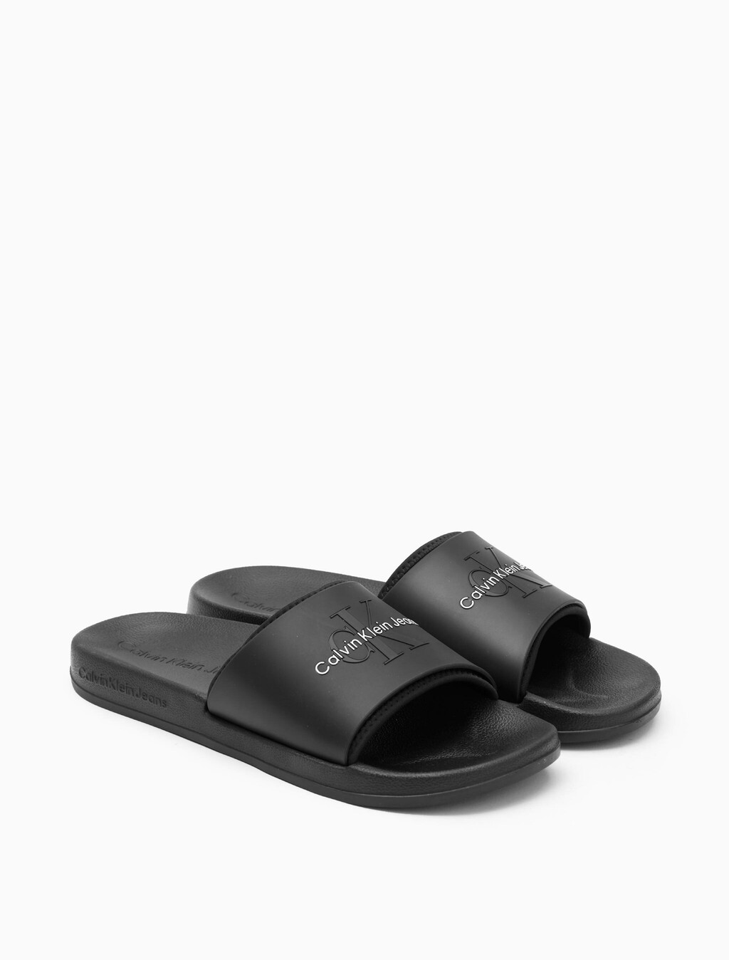 NORWICH MONOGRAM 涼鞋, Black, hi-res