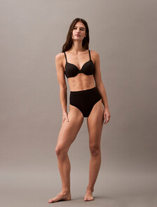 Secure Sculpt Thong, Black, hi-res