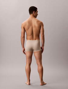 Icon 超細纖維彈性金屬感低腰平口內褲, Oxford Tan, hi-res